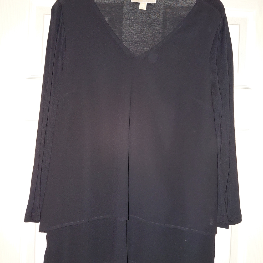 Michael Kors Elegant Black Knit Top
